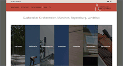 Desktop Screenshot of bedachungen-kirchermeier.de